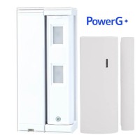 Sensor de Movimiento PIR Infrarrojo (Doble) de Cortina Exterior para USO INALAMBRICO Optex + Sensor Magnético PowerG+ DSC